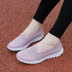 Damen nan ergonomisch geformte Komfort-Slipper mit atmungsaktivem NetzgewR&Be-Obermaterial und gedämpfter Laufsohle R&B