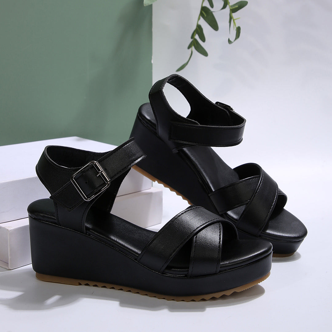 Damen Komfortable Wedge-Sandalen R&B