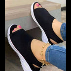 Damen Atmungsaktive Sandalen mit rutschfester Sohle und offenem Zehenbereich R&B
