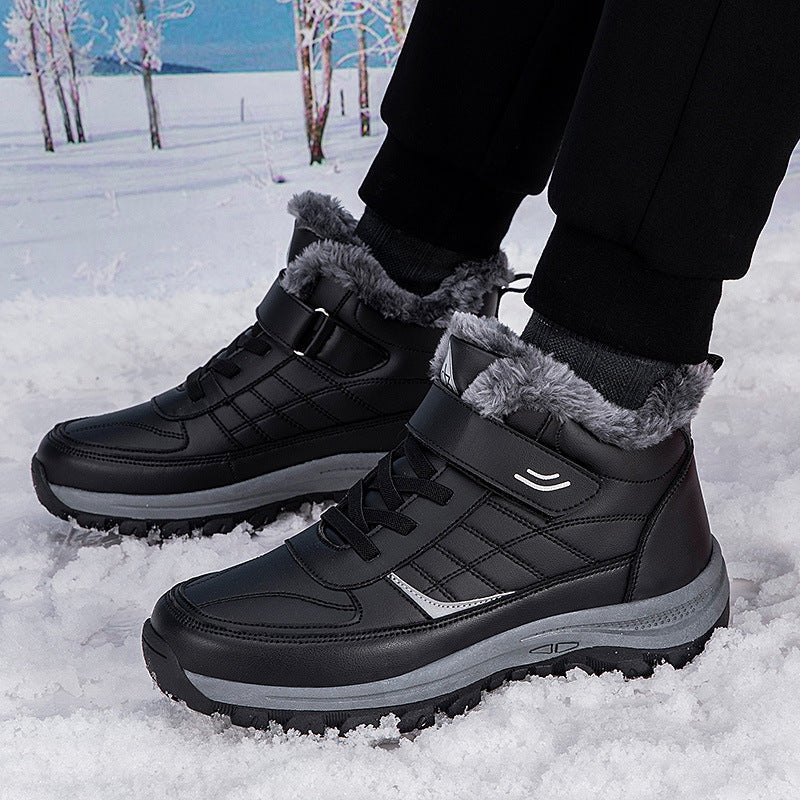 Damen isolierte Winterstiefel mit praktischem Klettverschlusssystem R&B