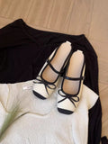 Damen Elegante Mary Jane Pumps mit hochwertiger Riemchenverzierung