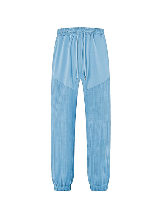 Damen sportliche Jogginghose mit elastischem Bund und strukturiertem Design R&B