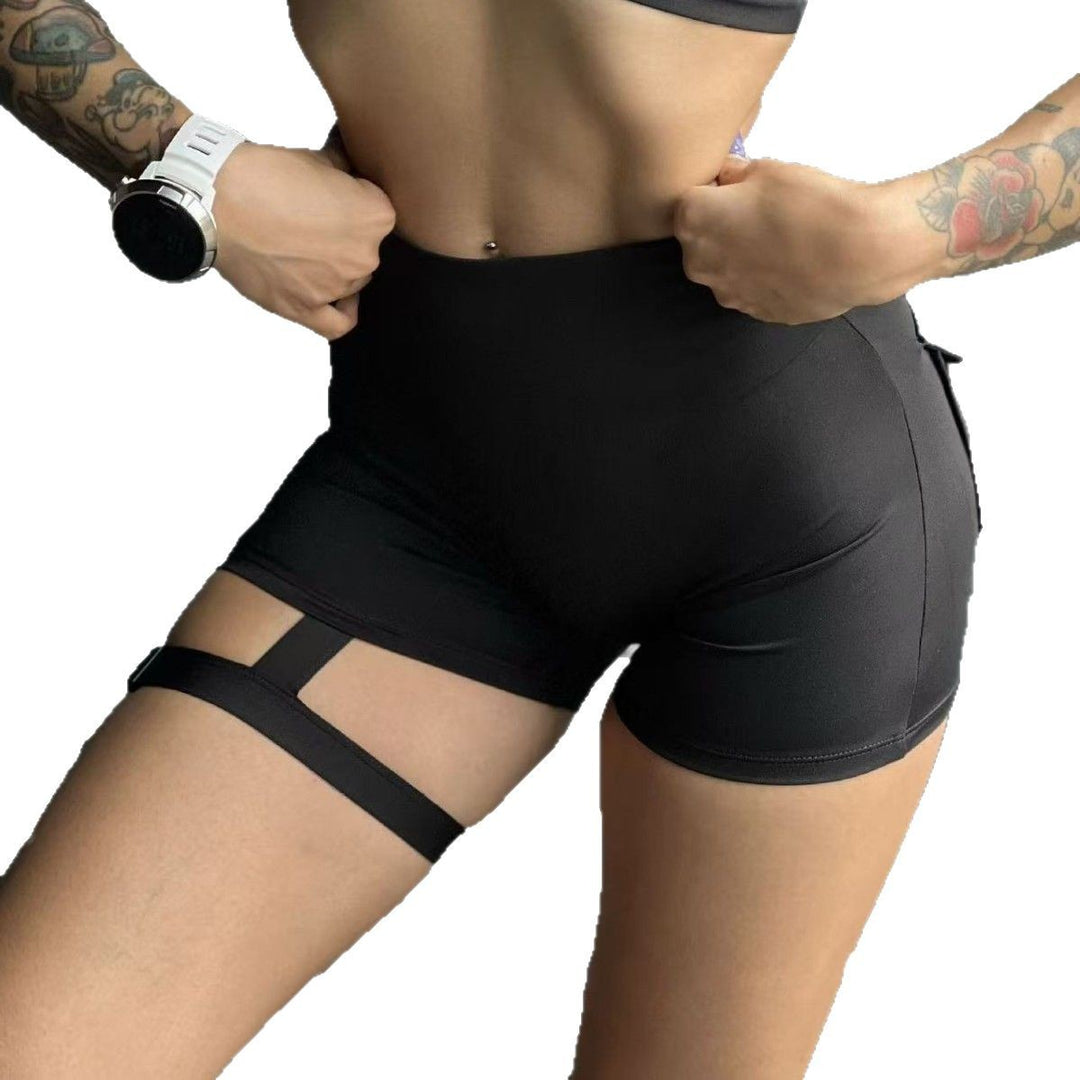 Damen Sportliche Shorts mit dekorativen Taschen und elastischem Bund R&B