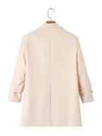 Damen Oversize Blazer ohne Verschluss R&B