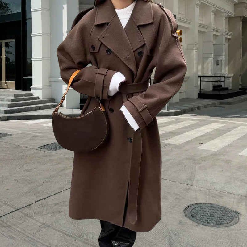 Damen eleganter Trenchcoat R&B