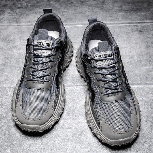 Herren Sportliche Trail-Laufschuhe mit stoßdämpfender Sohle und rutschfester Gummiunterlage R&B