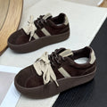 Damen Sneakers mit dicker Profilsohle und weichem Wildleder-Obermaterial R&B