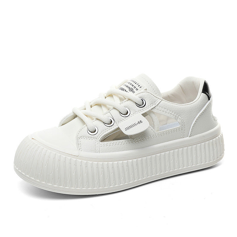 Damen modische Chunky Sneakers mit atmungsaktiver Mesh-Oberfläche und rutschfester Sohle R&B