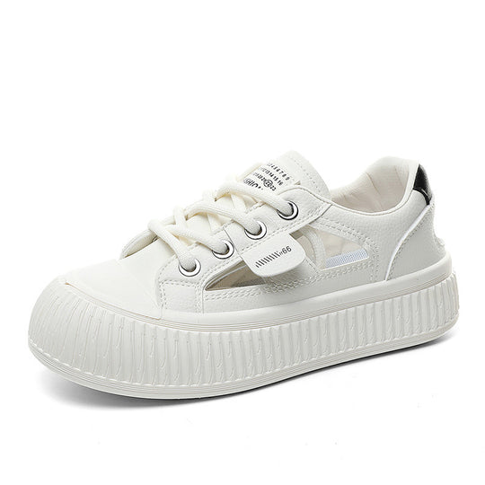 Damen modische Chunky Sneakers mit atmungsaktiver Mesh-Oberfläche und rutschfester Sohle R&B
