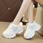 Damen Bequeme Sport Sneakers mit atmungsaktivem Mesh und gepolsterter Sohle R&B