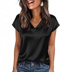 Damen Satinbluse R&B