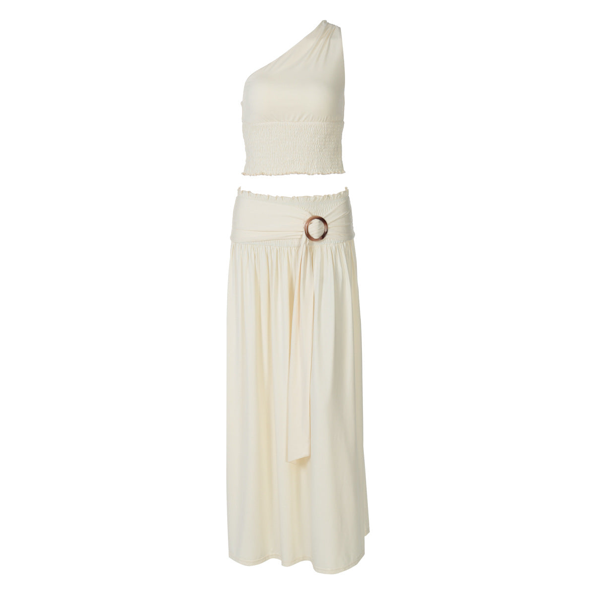Damen Einseitiges Maxikleid mit raffinierter Drapierung R&B