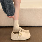 Damen Clogs mit weich gepolstertem Innenfutter und verstellbarem Riemen R&B