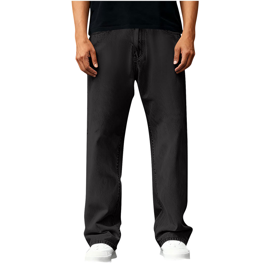 Herren Weite Jeans mit praktischen Taschen