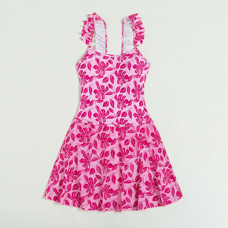 Damen Badekleid mit floralem Muster R&B