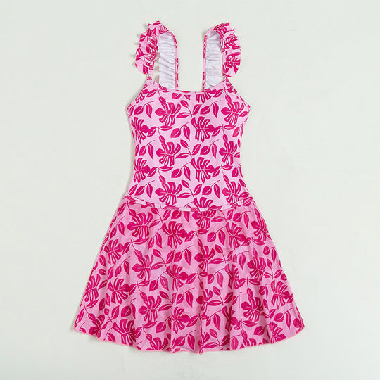 Damen Badekleid mit floralem Muster R&B
