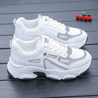 Damen Sportliche Freizeitsneaker mit dämpfender Sohle und atmungsaktiver Mesh-Oberfläche R&B