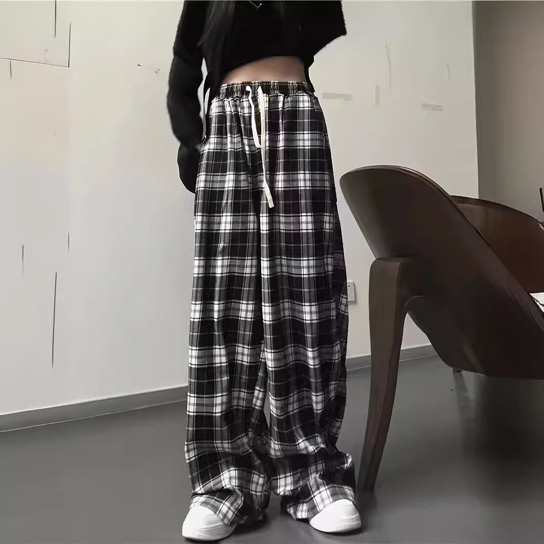 Damen Karottenhose mit Karomuster R&B