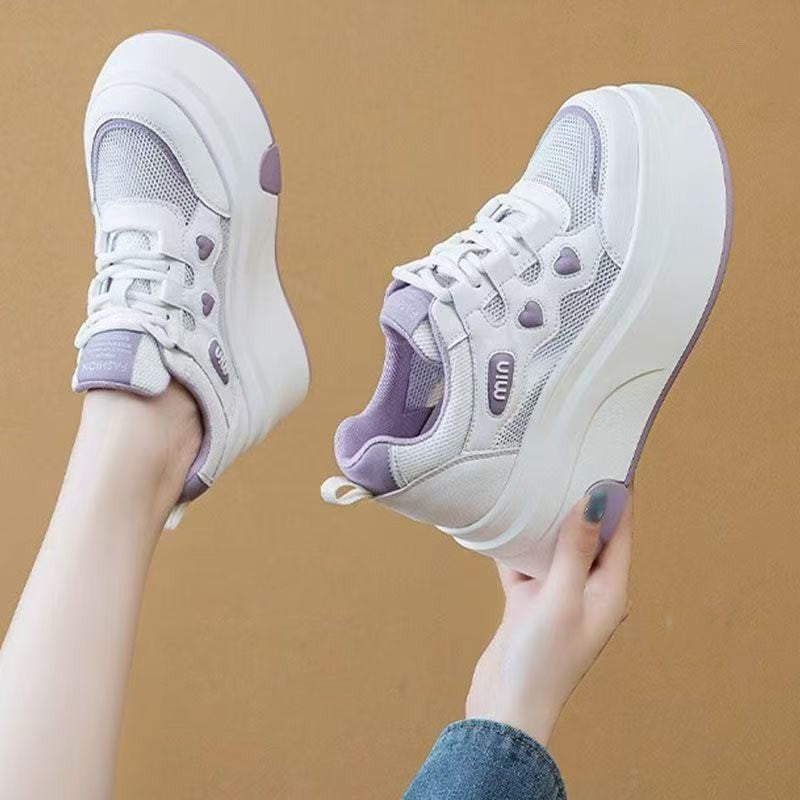 Damen Plateausneakers mit trendigem Design und komfortabler Dämpfung