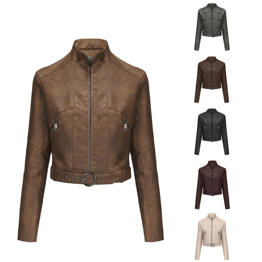 Damen moderne croppedjacke mit stylischem Detail R&B