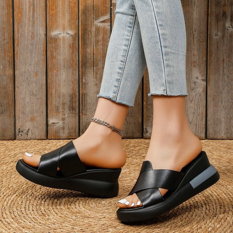 Damen Komfortable Riemensandalen mit modischem Design R&B