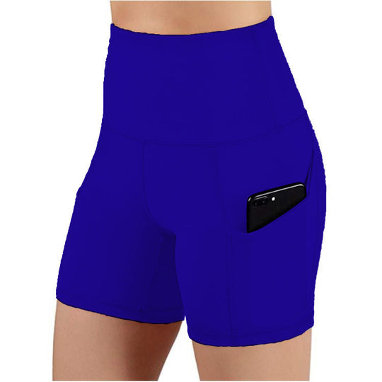 Damen Sportliche Hochtaillierte Shorts R&B