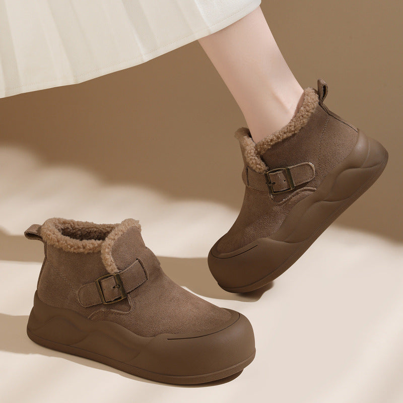 Damen Winterliche Stiefeletten mit kuscheligem Innenfutter R&B