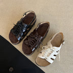Damen Sandalen mit robustem Schnürsystem und anatomischer Fußbettgestaltung R&B