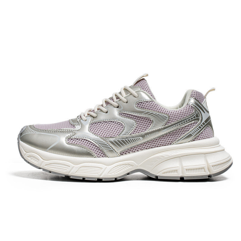 Damen Sportliche Trend-Sneaker mit atmungsaktivem Mesh-Obermaterial und dämpfendem Sohlenprofil R&B