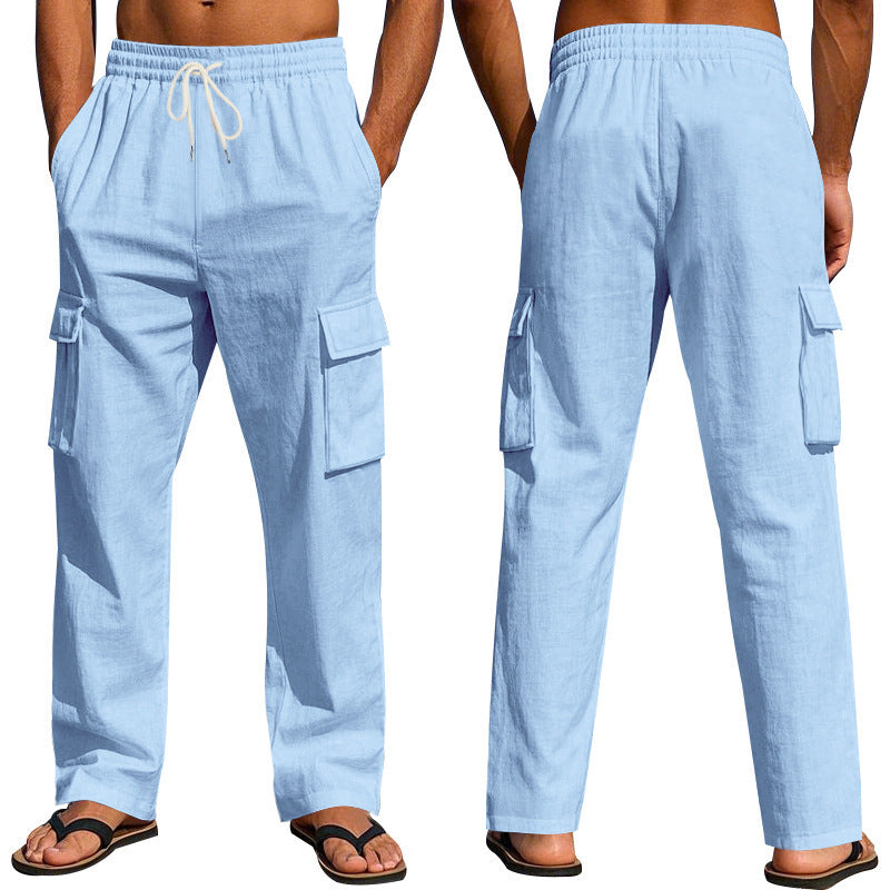 Herren Cargo-Hose mit verstellbarem Bund und praktischen Seitentaschen R&B