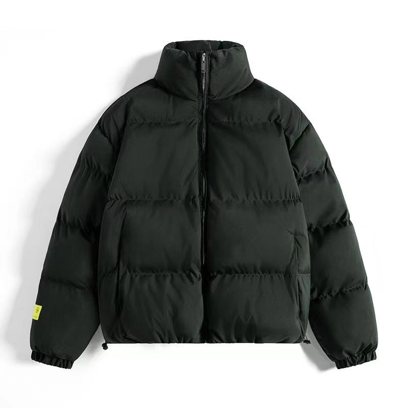Damen modische Steppjacke mit hohem Kragen und praktischen Taschen R&B