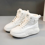 Damen Hohe Winter Sneakers mit warmem Innenfutter und rutschfester Sohle R&B