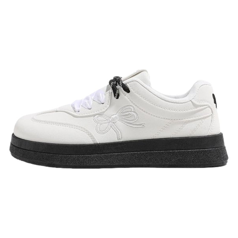 Damen Komfortable Sneakers mit verspieltem Schleifen-Design