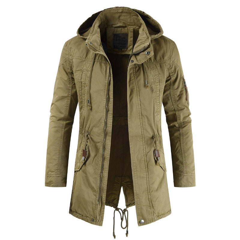 Herren Funktionsjacke mit praktischem Reißverschluss und verstellbarer Kapuze R&B