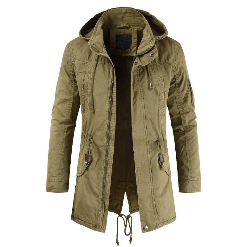 Herren Funktionsjacke mit praktischem Reißverschluss und verstellbarer Kapuze R&B