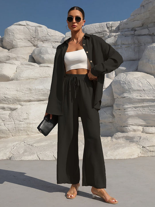Damen Elegantes Zweiteiliges Set mit entspannter Passform R&B
