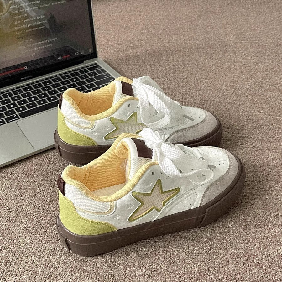 Damen Sportliche Sneakers mit einzigartigem Sternenmotiv und bequemem Futter R&B