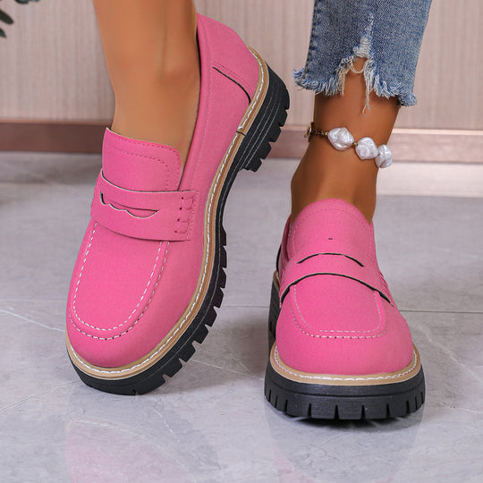 Damen Bequeme Mokassins mit trendiger Sohle und modischem Design R&B