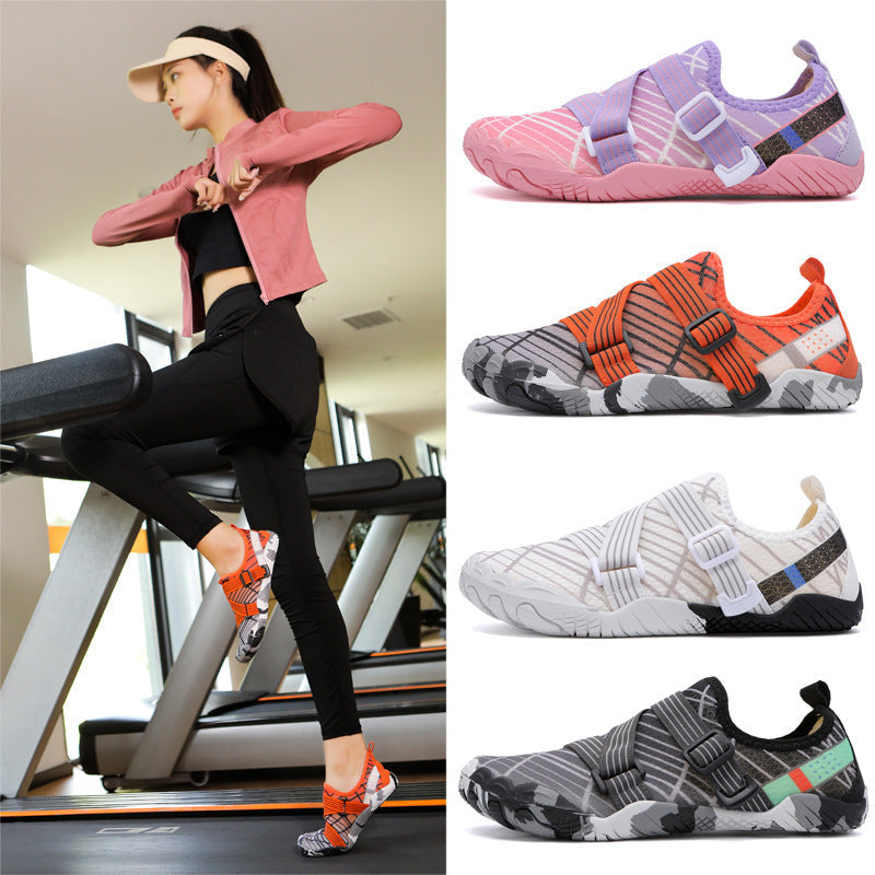 Damen Multifunktionale Aqua-Schuhe mit elastischen Tragegurten und rutschfesten Sohlen