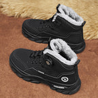 Damen modische Winterboots mit rutschfester Sohle und kuscheligem Innenfutter R&B