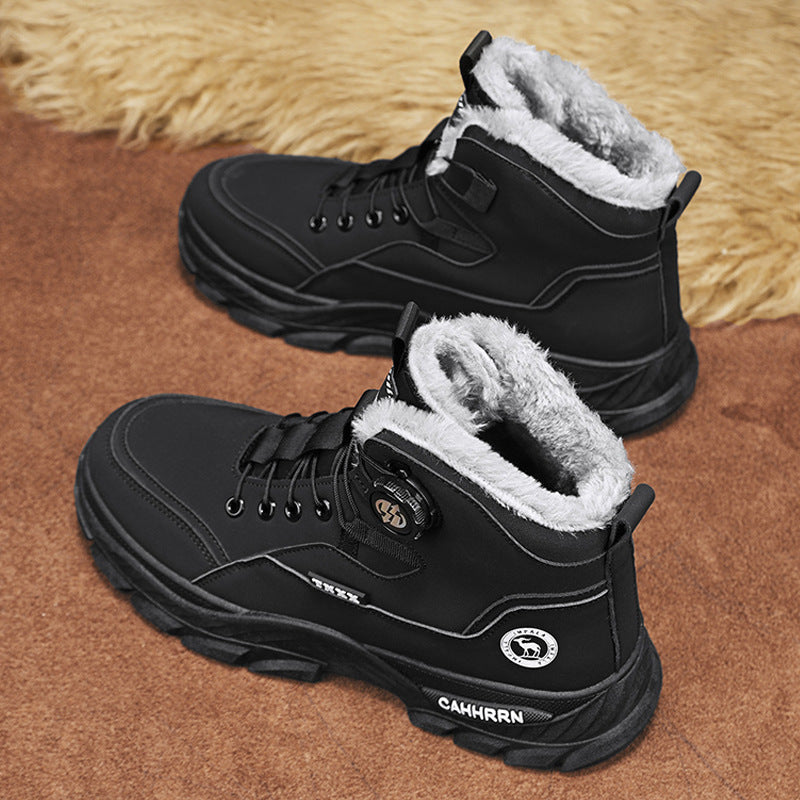 Damen modische Winterboots mit rutschfester Sohle und kuscheligem Innenfutter R&B