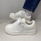 Damen Schnürsneakers mit trendigem, texturiertem Obermaterial von