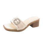 Damen Stilvolle Riemchen-Sandaletten mit elegantem Schmuckdetail R&B