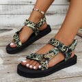 Damen Komfortable und modische Sandalen mit verstellbaren Riemen