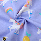 Mädchen Langarmkleid mit niedlichen Einhornmotiven R&B