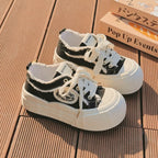 Damen Stilvolle Chunky Sneakers mit weißer Plattform und robustem Obermaterial