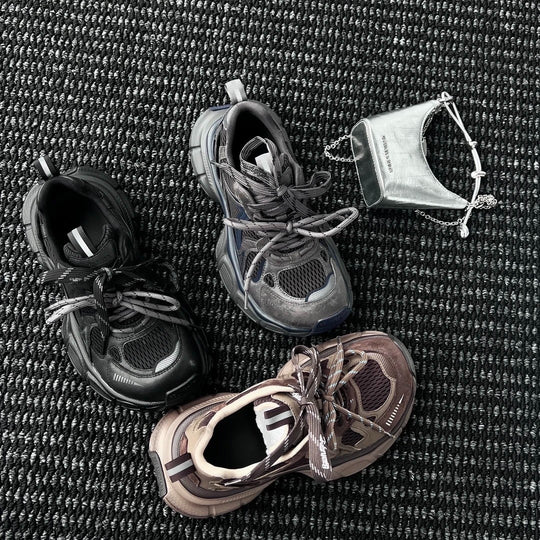 Damen Sportliche Lauf-Sneaker mit atmungsaktivem Mesh und dämpfender Sohle R&B