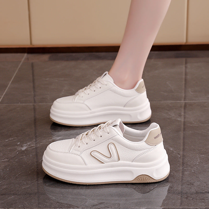 Damen modische Sneaker mit dicker Profilsohle und atmungsaktivem Obermaterial R&B