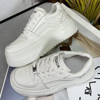 Damen Sportliche Plateausneaker mit modernem Design