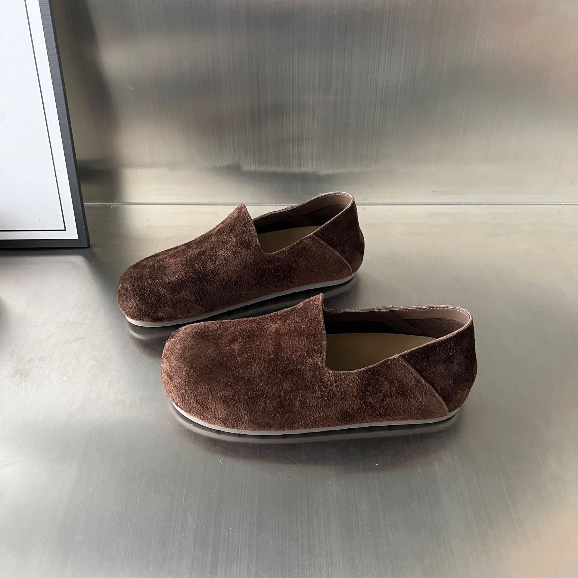 Damen Elegante und komfortable Mokassins aus hochwertigem Wildleder R&B